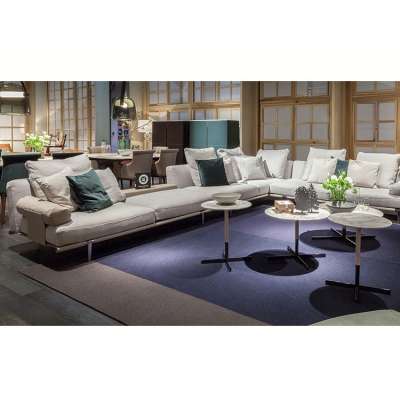 One Stop Home Furniture High End Modern Home Furniture Sectional L Shaped Fabric Couch Living Room Sofa